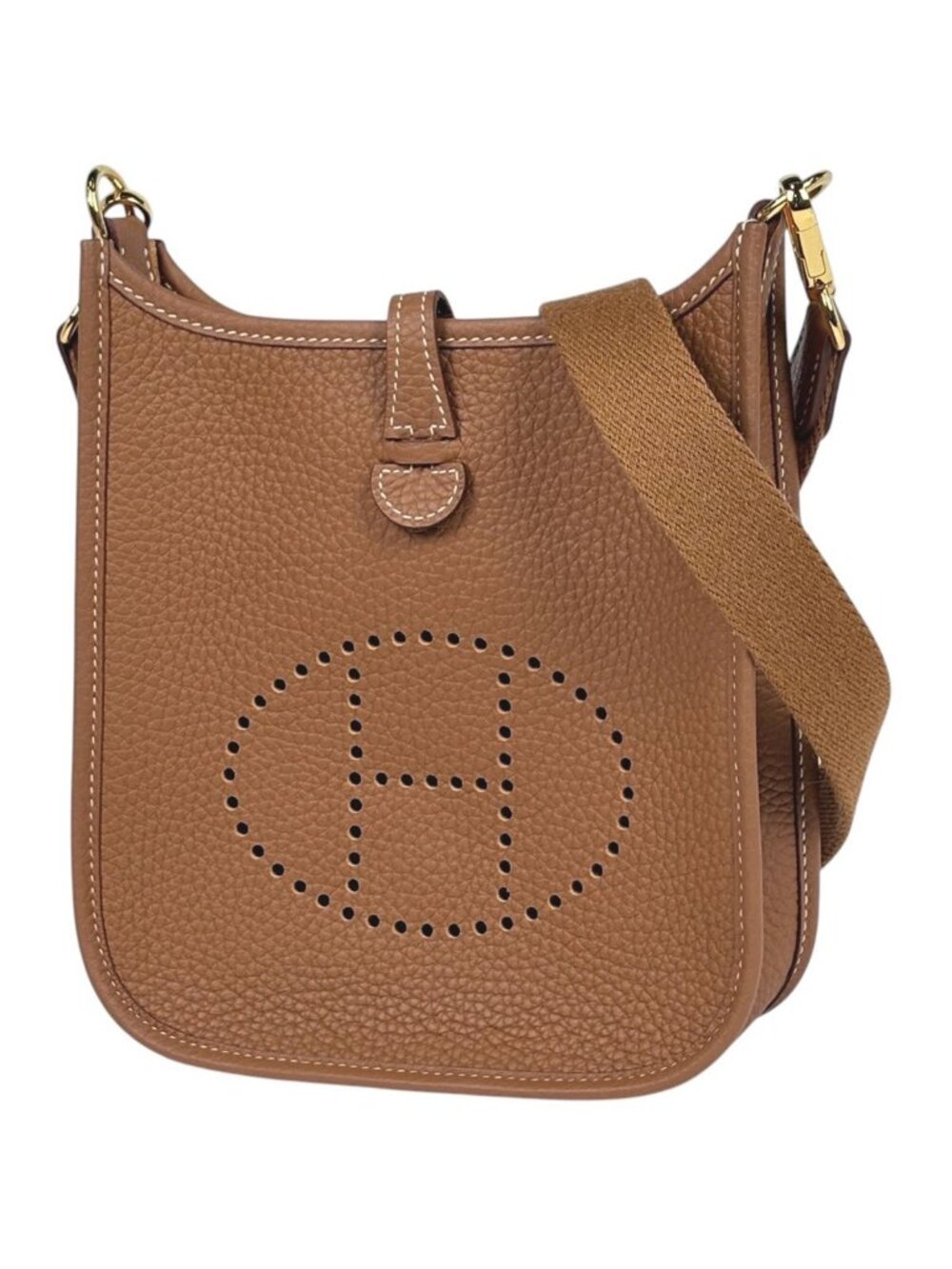 Hermes Evelyne TPM Amazon Pochette Mini Perforated Shoulder Bag Taurillon
